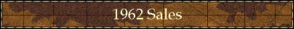 1962 Sales