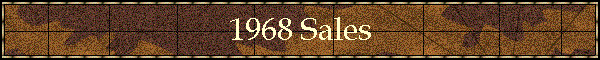 1968 Sales