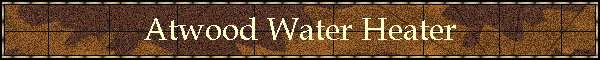 Atwood Water Heater