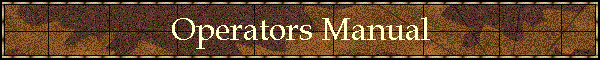 Operators Manual